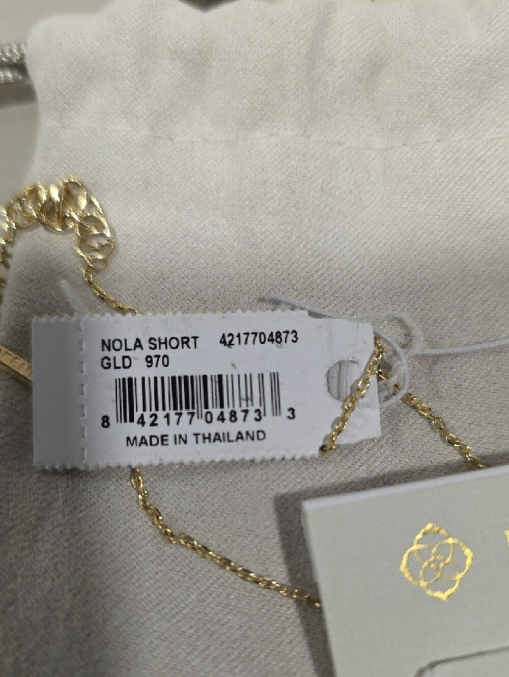 Kendra Scott Gold Necklace - Picture 2 of 2